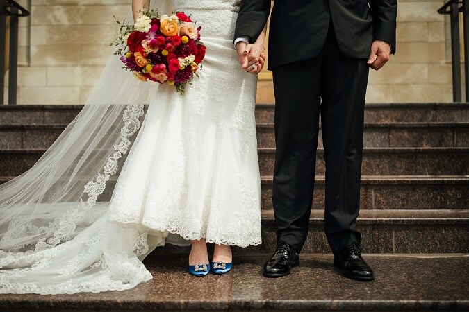 Jewel Tone Wedding Bouquet